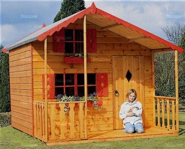 7ft, 8ft wide 2 Storey Playhouse 52