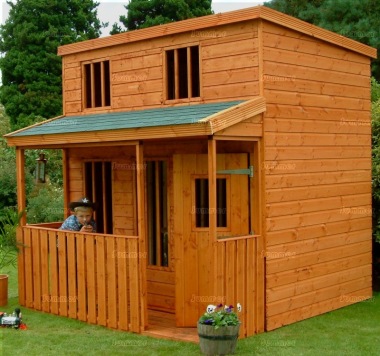8ft wide 2 Storey Playhouse 44