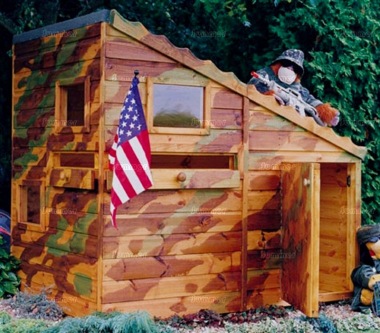 Shire Command Post Playhouse - Army Bunker, FSC® Certified Shire Command Post Playhouse - Army Bunker, FSC® Certified