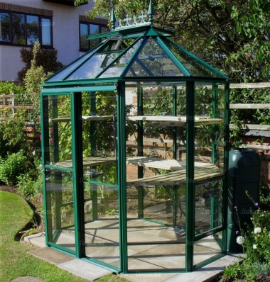 Aluminium Octagonal Greenhouse 602 - Toughened Glass